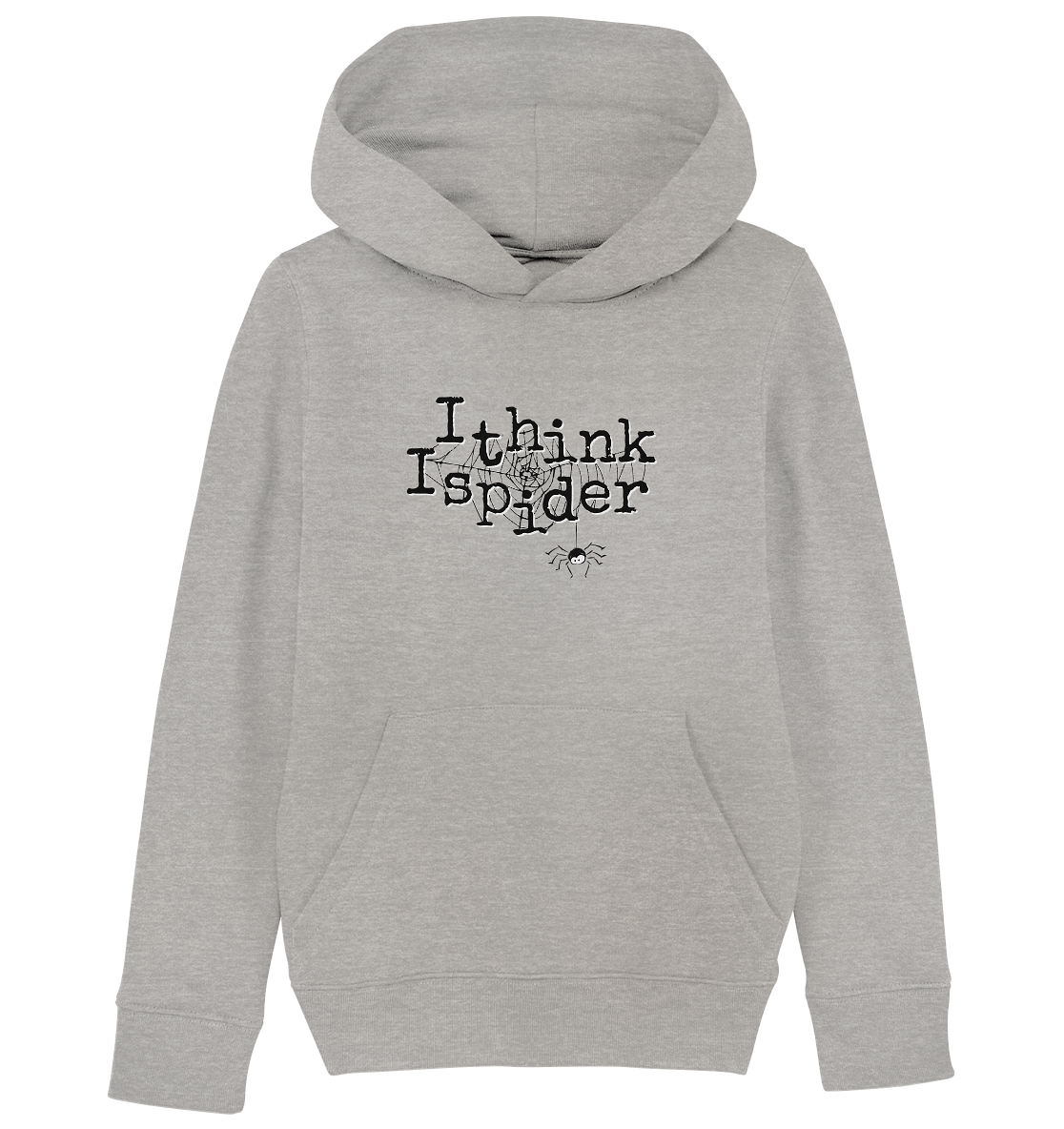 I think I spider - Spinne - Kids Organic Hoodie
