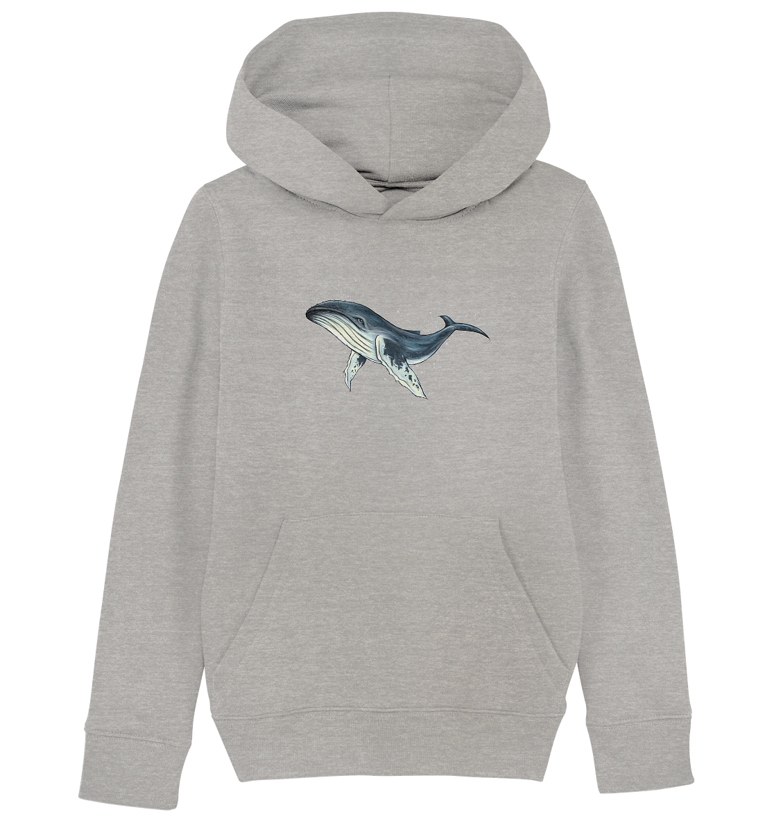 Tiefsee Ozean-Riese Buckelwal - Kids Organic Hoodie