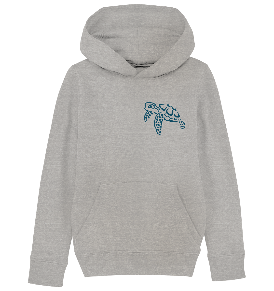 Lässig lustige Wasserschildkröte - Kids Organic Hoodie