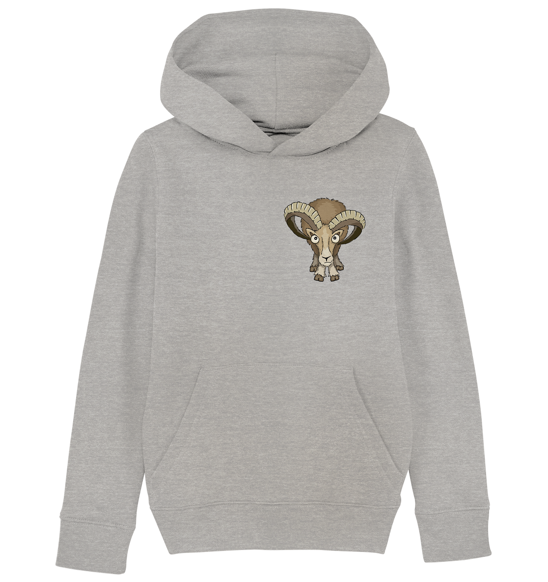 Bockiges Mufflon Widder Schafbock - Kids Organic Hoodie