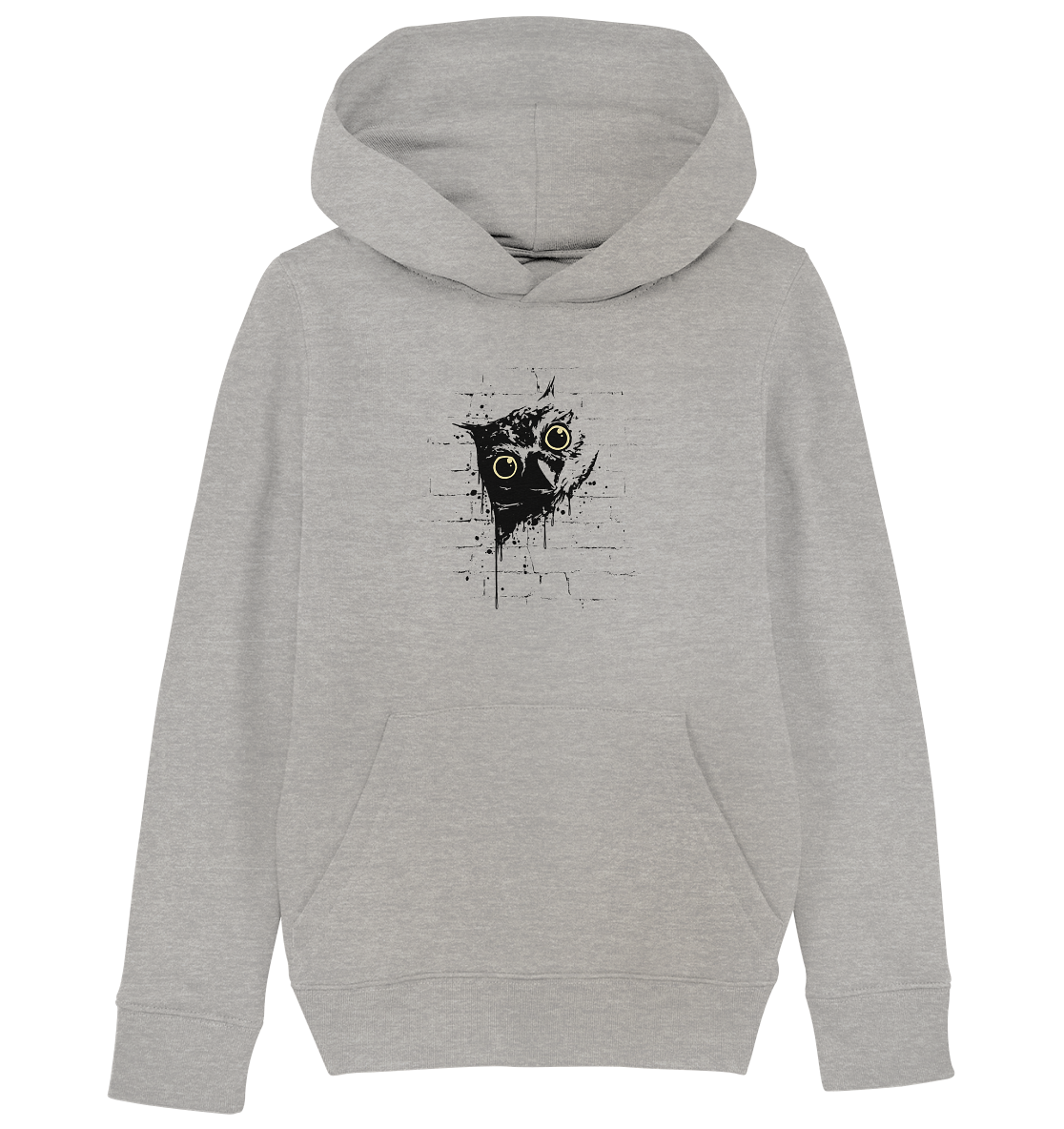 Lässige Street Art Eule - Kids Organic Hoodie
