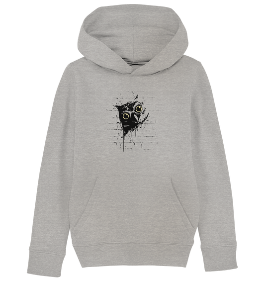 Lässige Street Art Eule - Kids Organic Hoodie