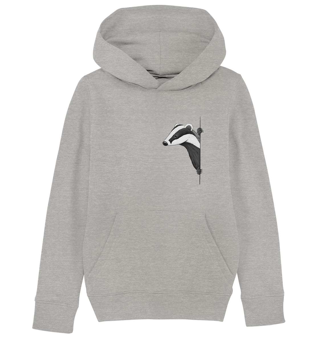 Lässiger Dachs Meister Grimbart - Kids Organic Hoodie
