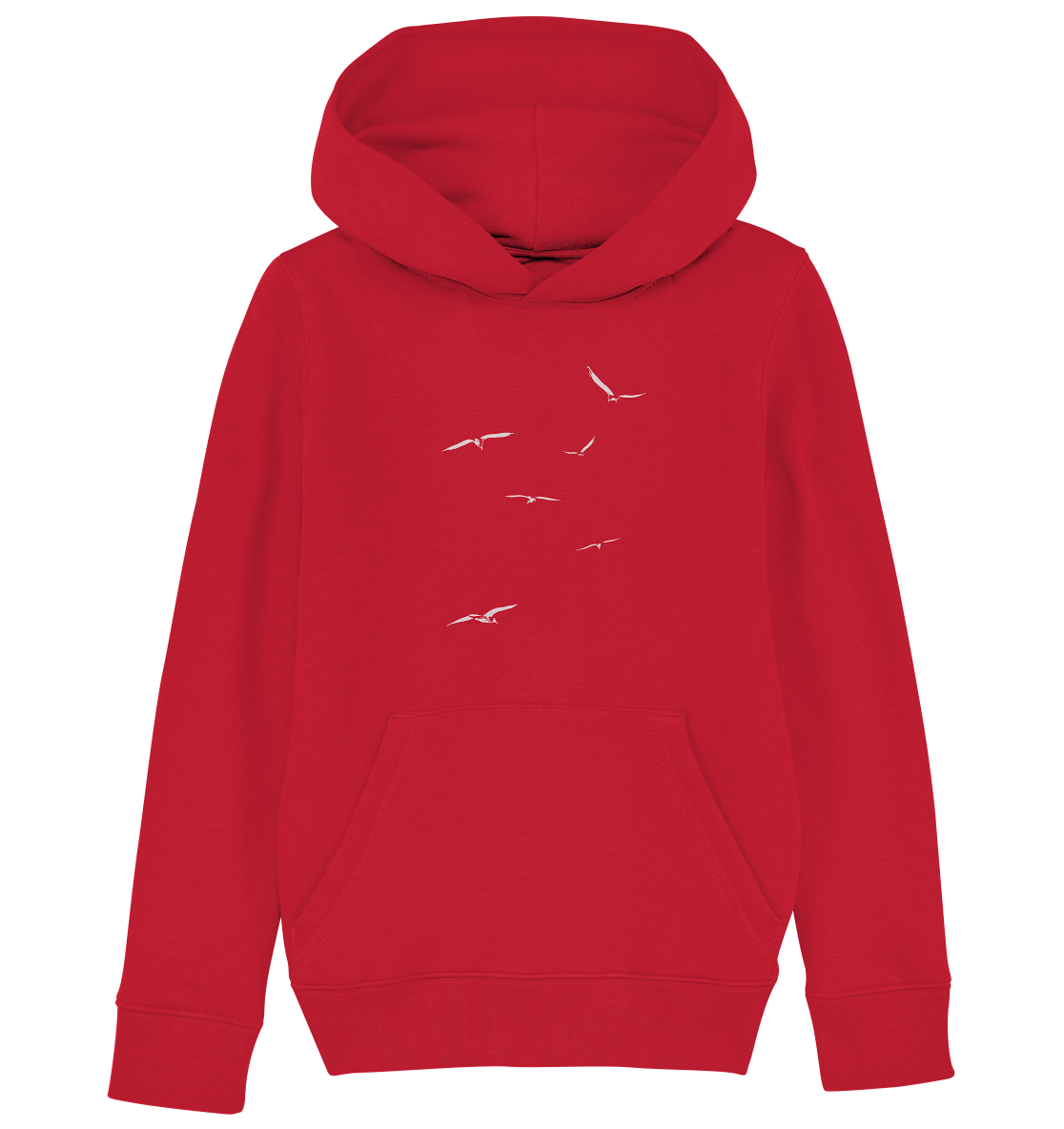 Vogelschwarm – Traum vom Fliegen - Kids Organic Hoodie