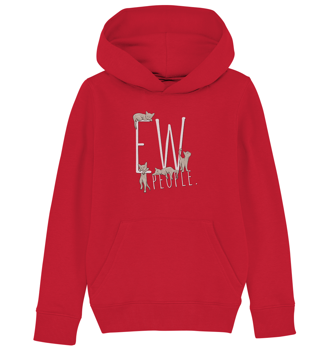 Ew, People. Sarkastische Katzen - Kids Organic Hoodie