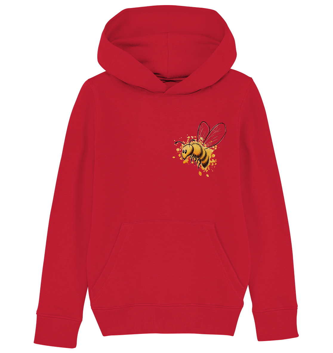 Lässige kleine Honig-Biene - Kids Organic Hoodie