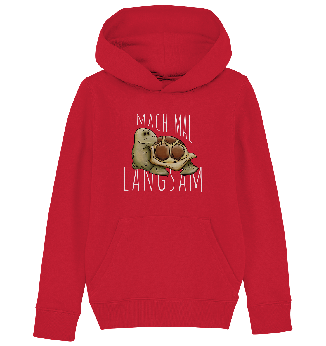 Mach mal langsam Schildkröte - Kids Organic Hoodie
