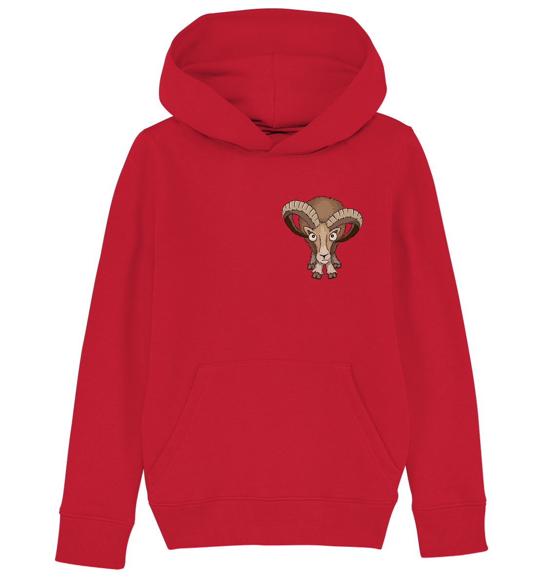 Bockiges Mufflon Widder Schafbock - Kids Organic Hoodie