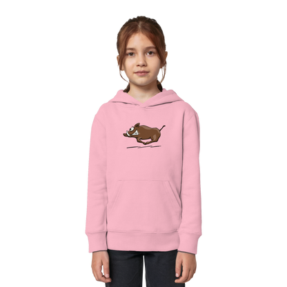 sauwildes Wildschwein | Wildsau  - Kids Organic Hoodie