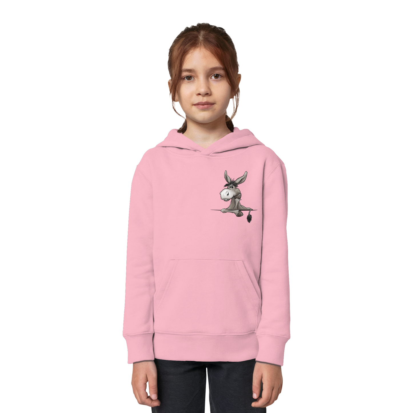 Lustiger lässiger Esel - Kids Organic Hoodie