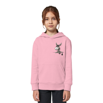 Lustiger lässiger Esel - Kids Organic Hoodie