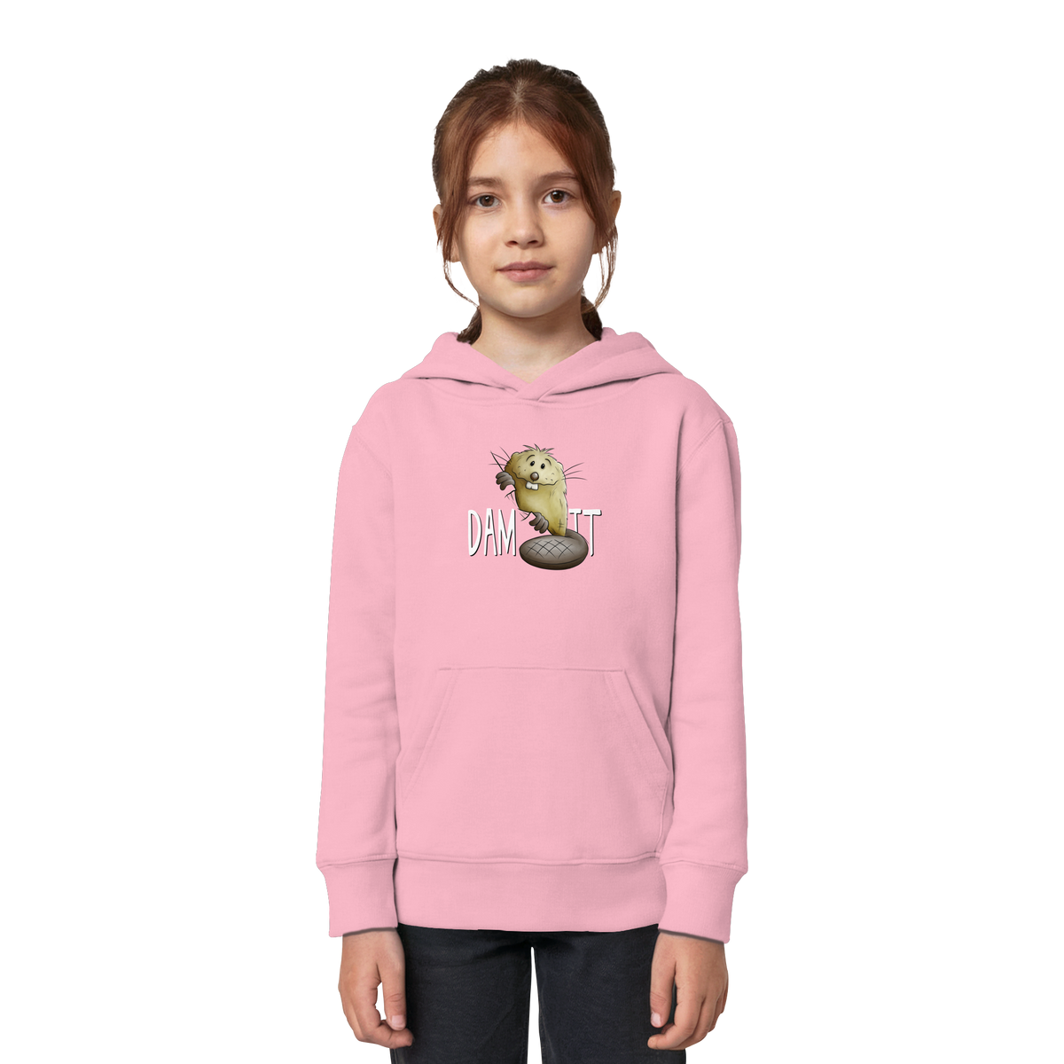Dam It Verdammt Lustiger Biber - Kids Organic Hoodie