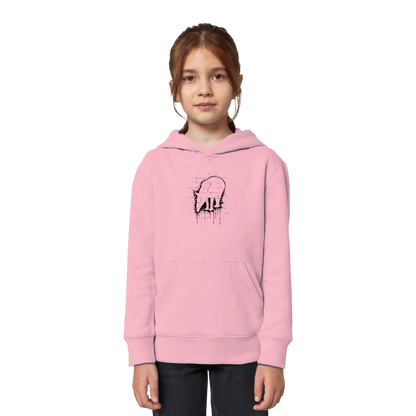 Urban Street Art Tapir Silhouette - Kids Organic Hoodie