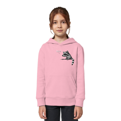 Nope! Frecher verwegener Waschbär - Kids Organic Hoodie