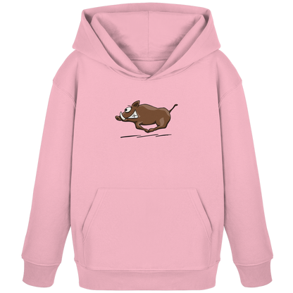 sauwildes Wildschwein | Wildsau  - Kids Organic Hoodie