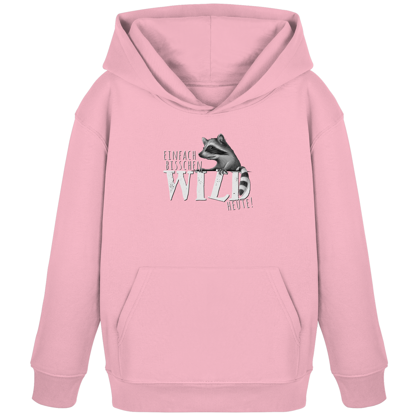 Bisschen wild heute! Waschbär - Kids Organic Hoodie