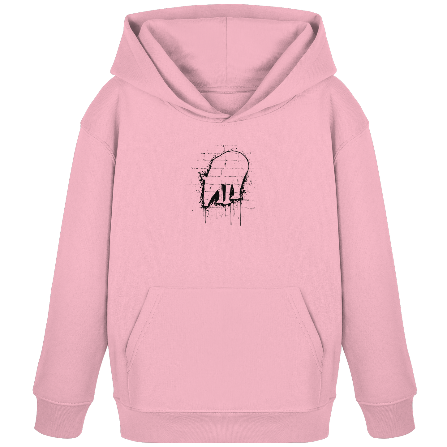 Urban Street Art Tapir Silhouette - Kids Organic Hoodie