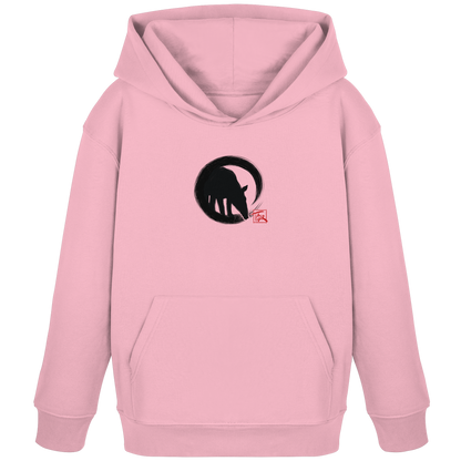 Zen Tapir im japanischen Enso Kreis - Kids Organic Hoodie