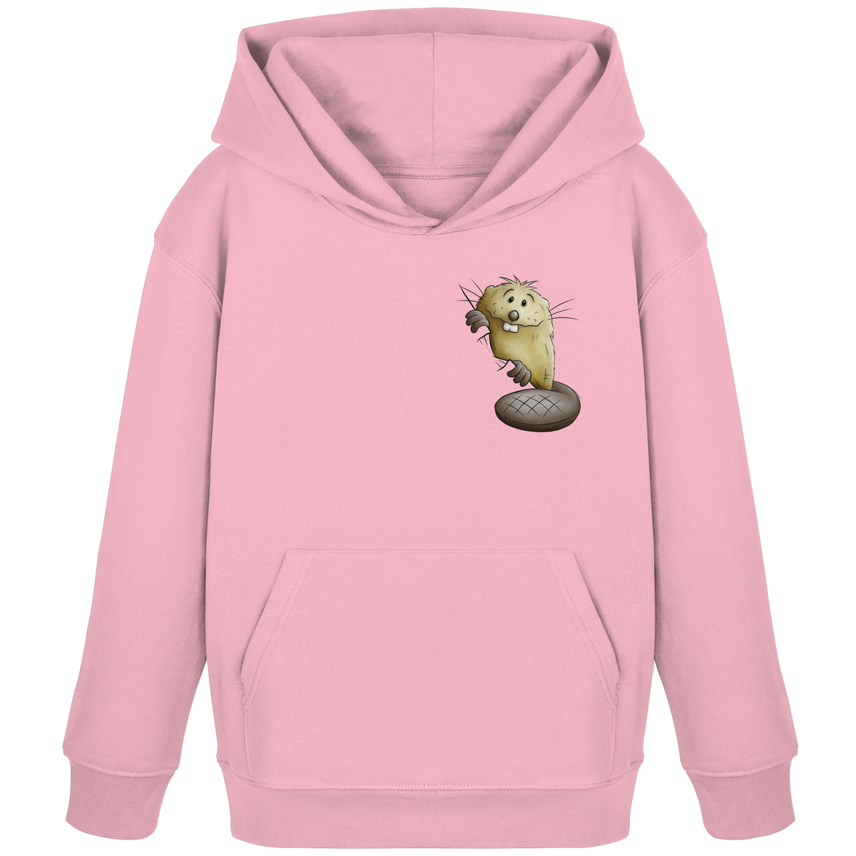 Lustiger frecher Biber - Kids Organic Hoodie