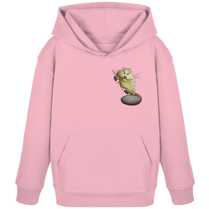 Lustiger frecher Biber - Kids Organic Hoodie