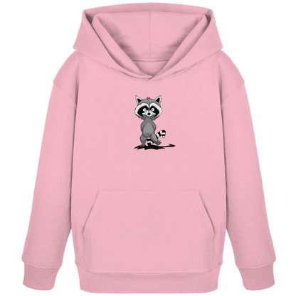 Frecher kleiner Waschbär - Kids Organic Hoodie