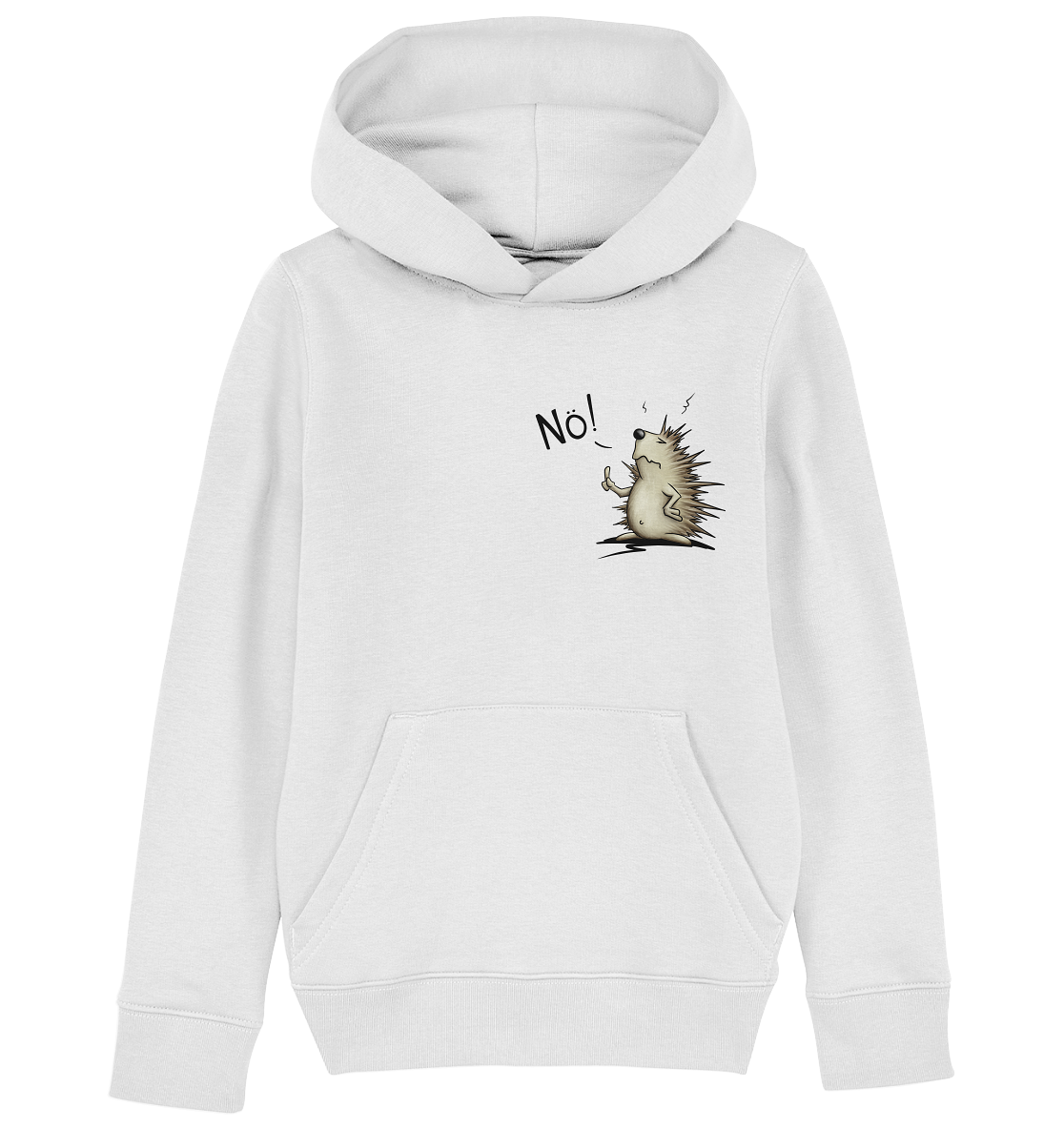 Nö! Grummeliger Igel - Kids Organic Hoodie