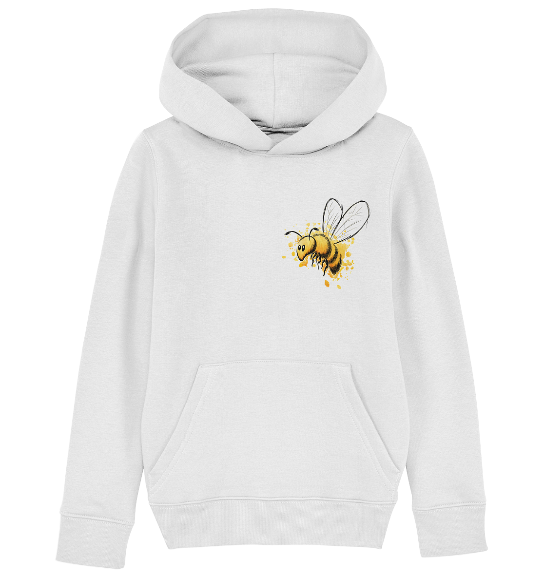 Lässige kleine Honig-Biene - Kids Organic Hoodie