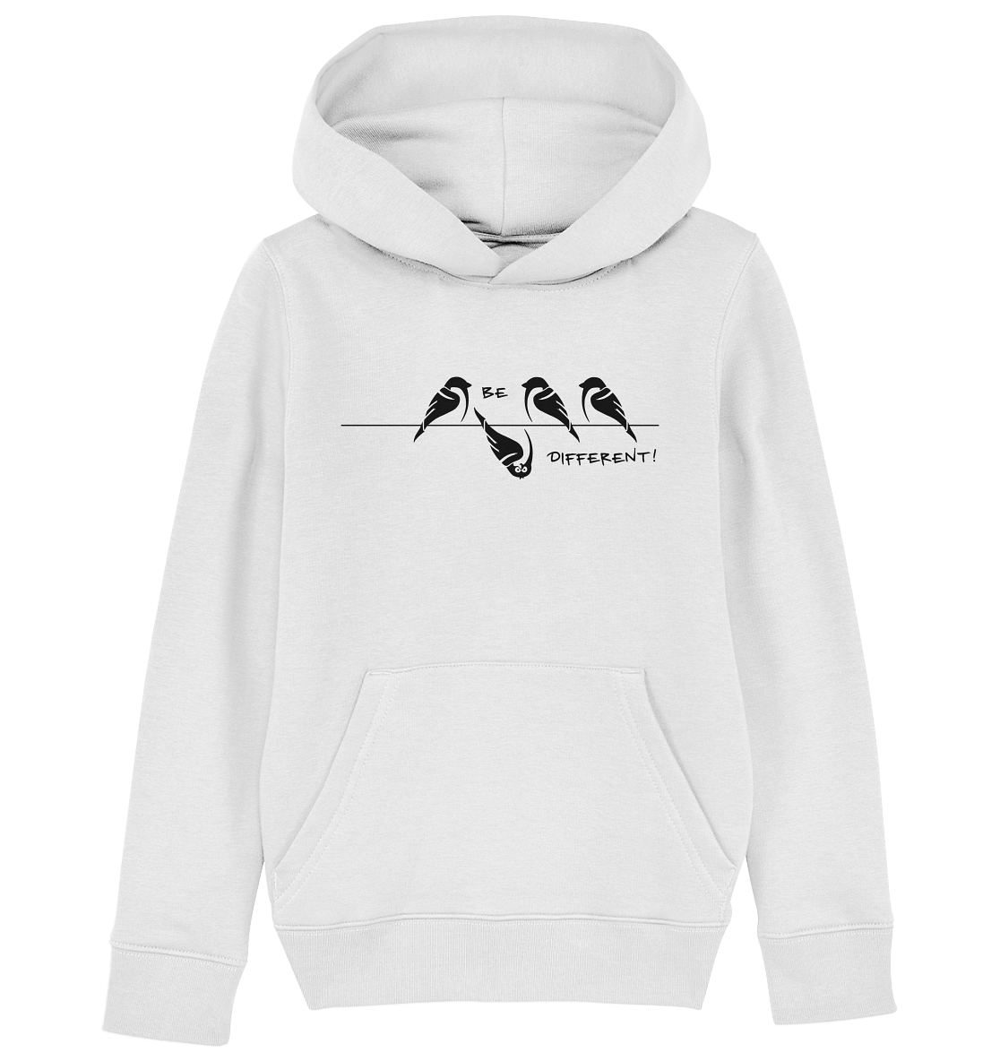 Sei anders, kleiner Spatz - Kids Organic Hoodie