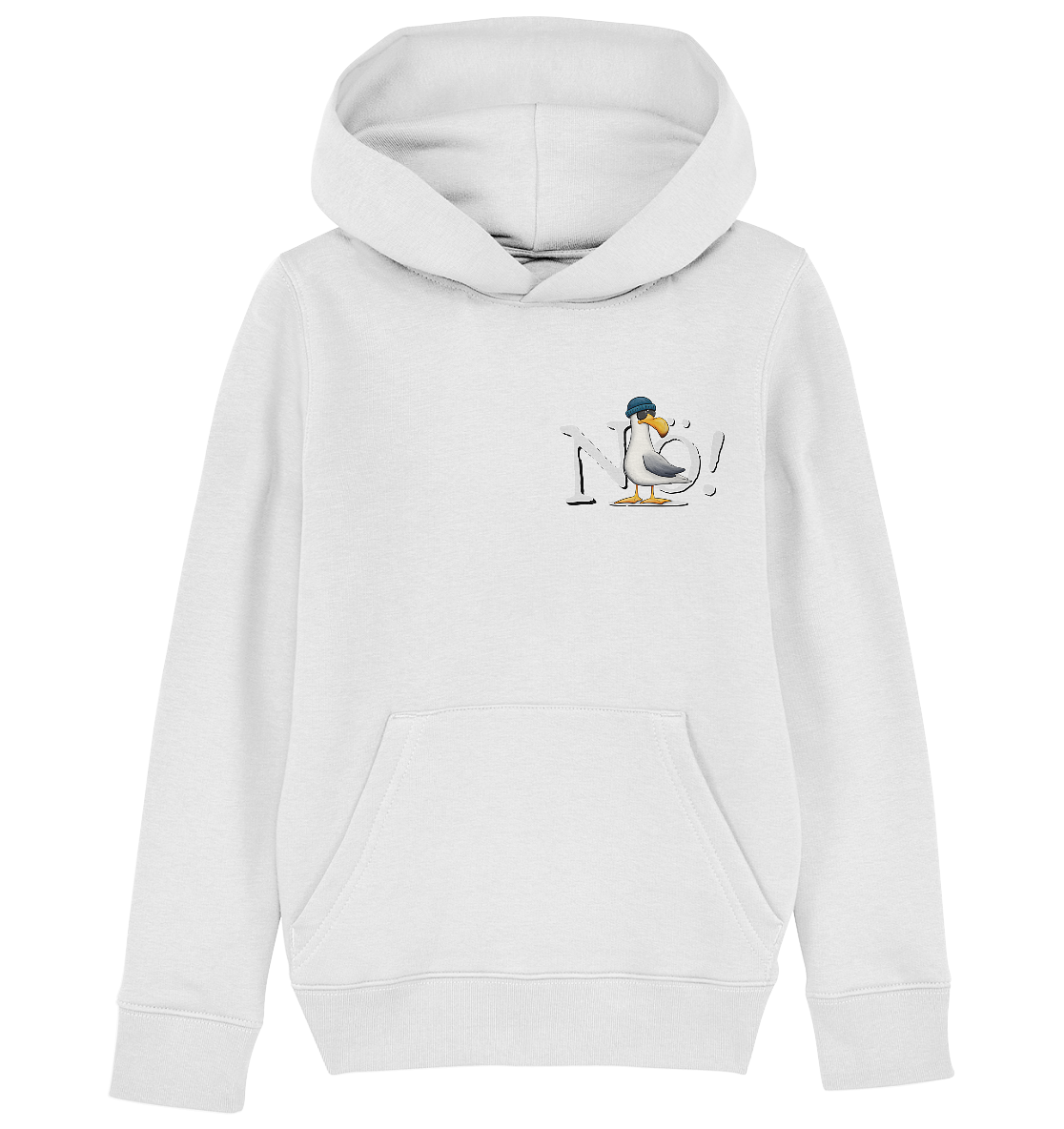 Nö Kein Bock Möwe - Kids Organic Hoodie