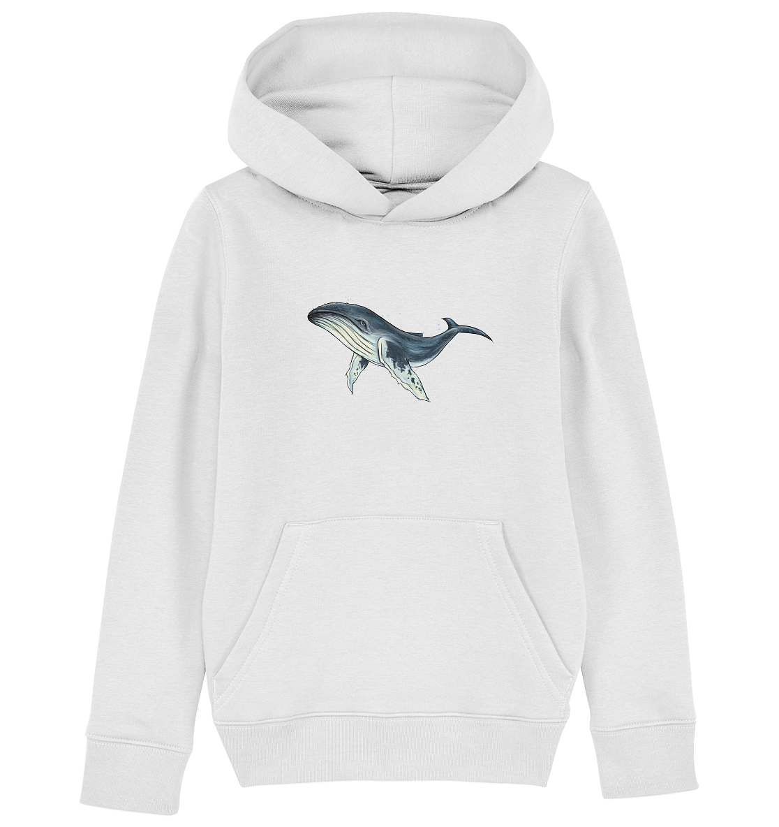 Tiefsee Ozean-Riese Buckelwal - Kids Organic Hoodie