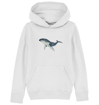 Tiefsee Ozean-Riese Buckelwal - Kids Organic Hoodie