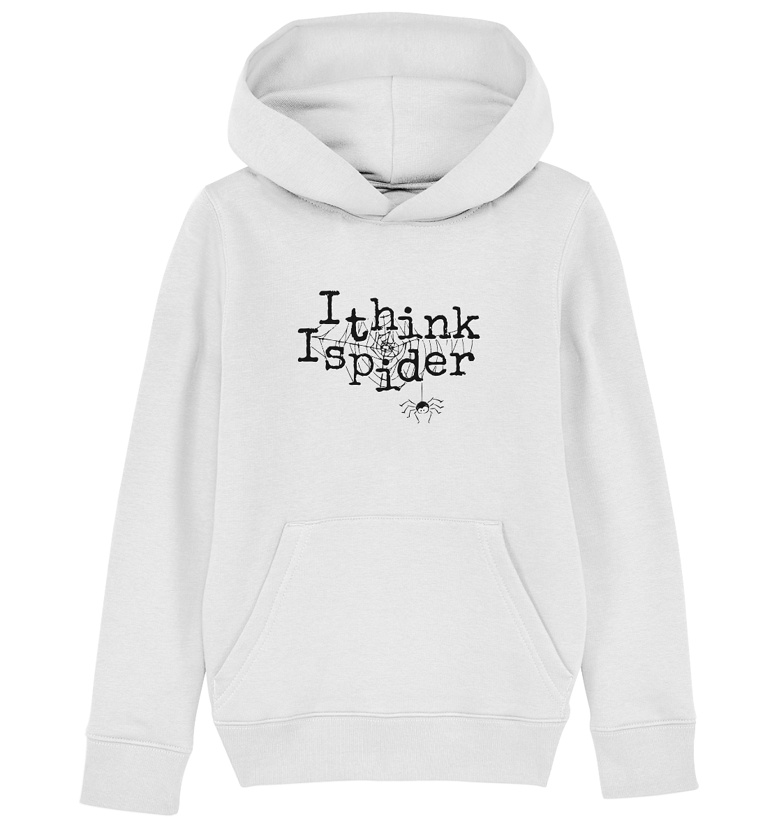 I think I spider - Spinne - Kids Organic Hoodie