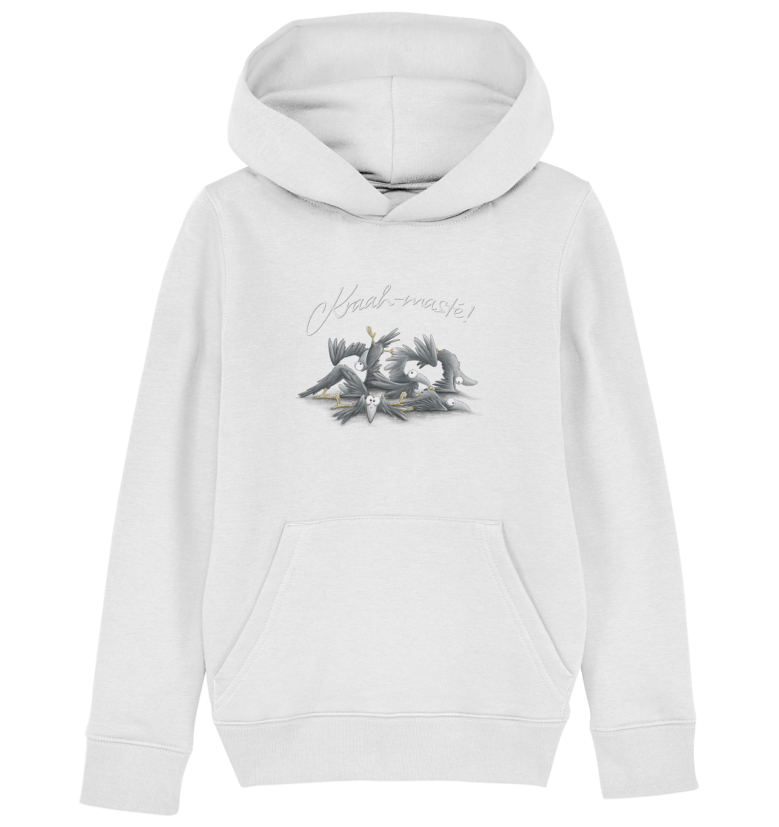 Kraah-masté! Yoga Raben Krähen - Kids Organic Hoodie