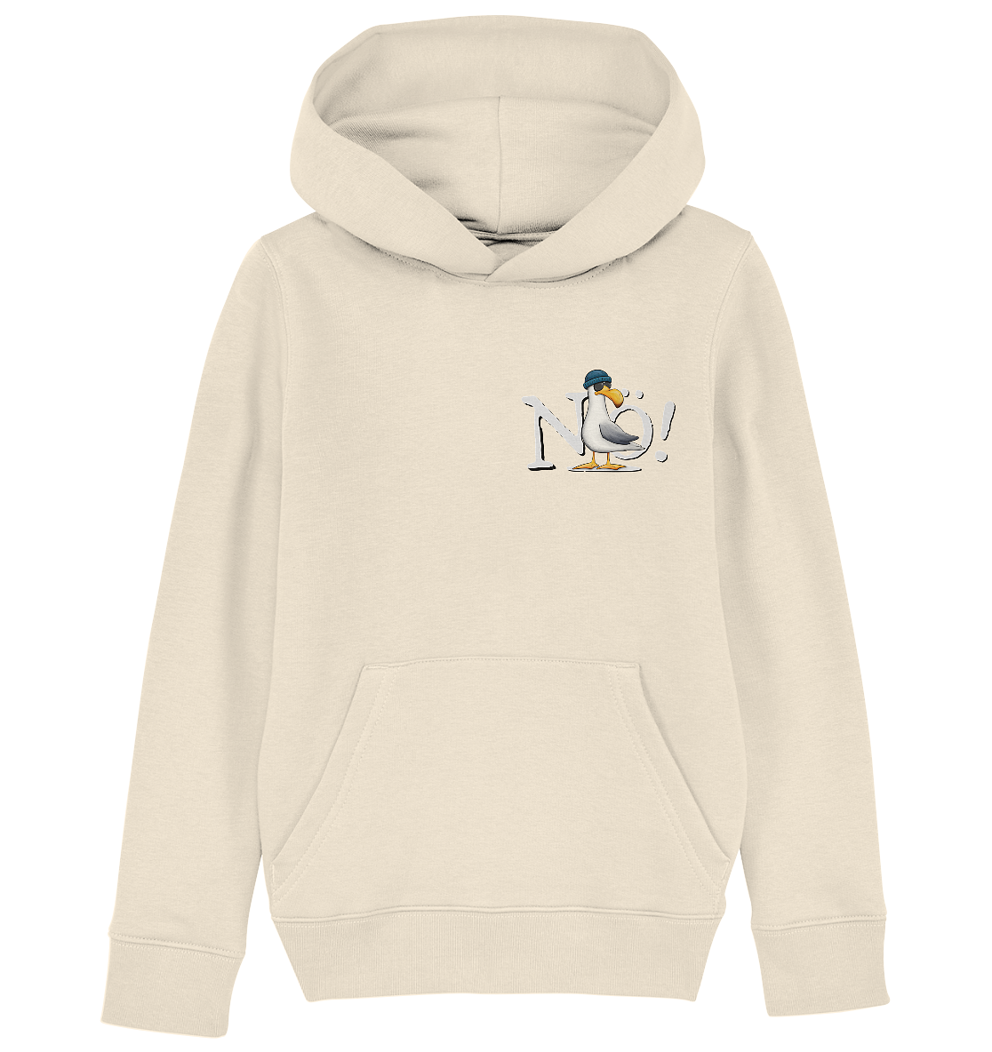 Nö Kein Bock Möwe - Kids Organic Hoodie