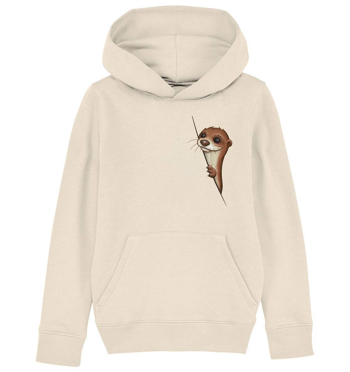 Get Otter Here | Lustiger Otter Kalauer - Kids Organic Hoodie