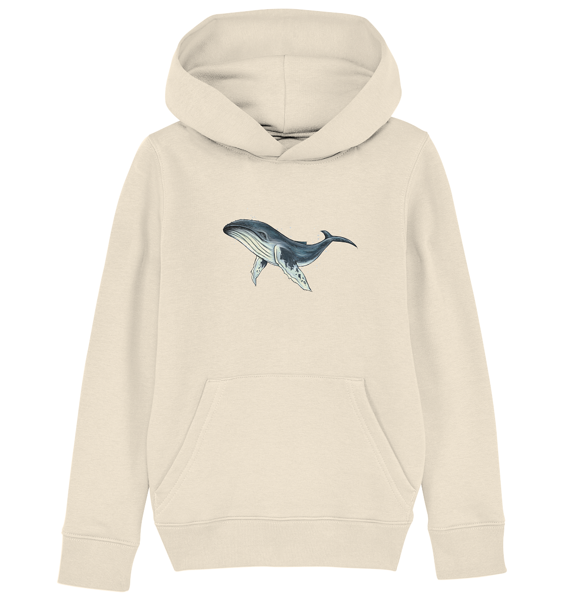 Tiefsee Ozean-Riese Buckelwal - Kids Organic Hoodie