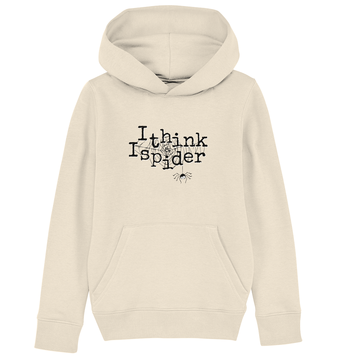I think I spider - Spinne - Kids Organic Hoodie