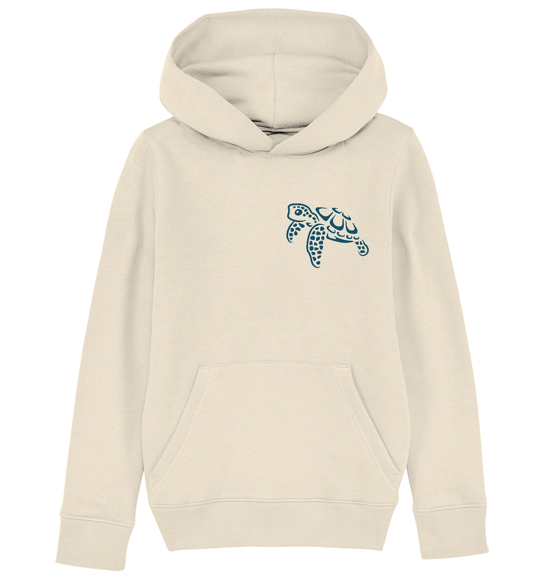 Lässig lustige Wasserschildkröte - Kids Organic Hoodie