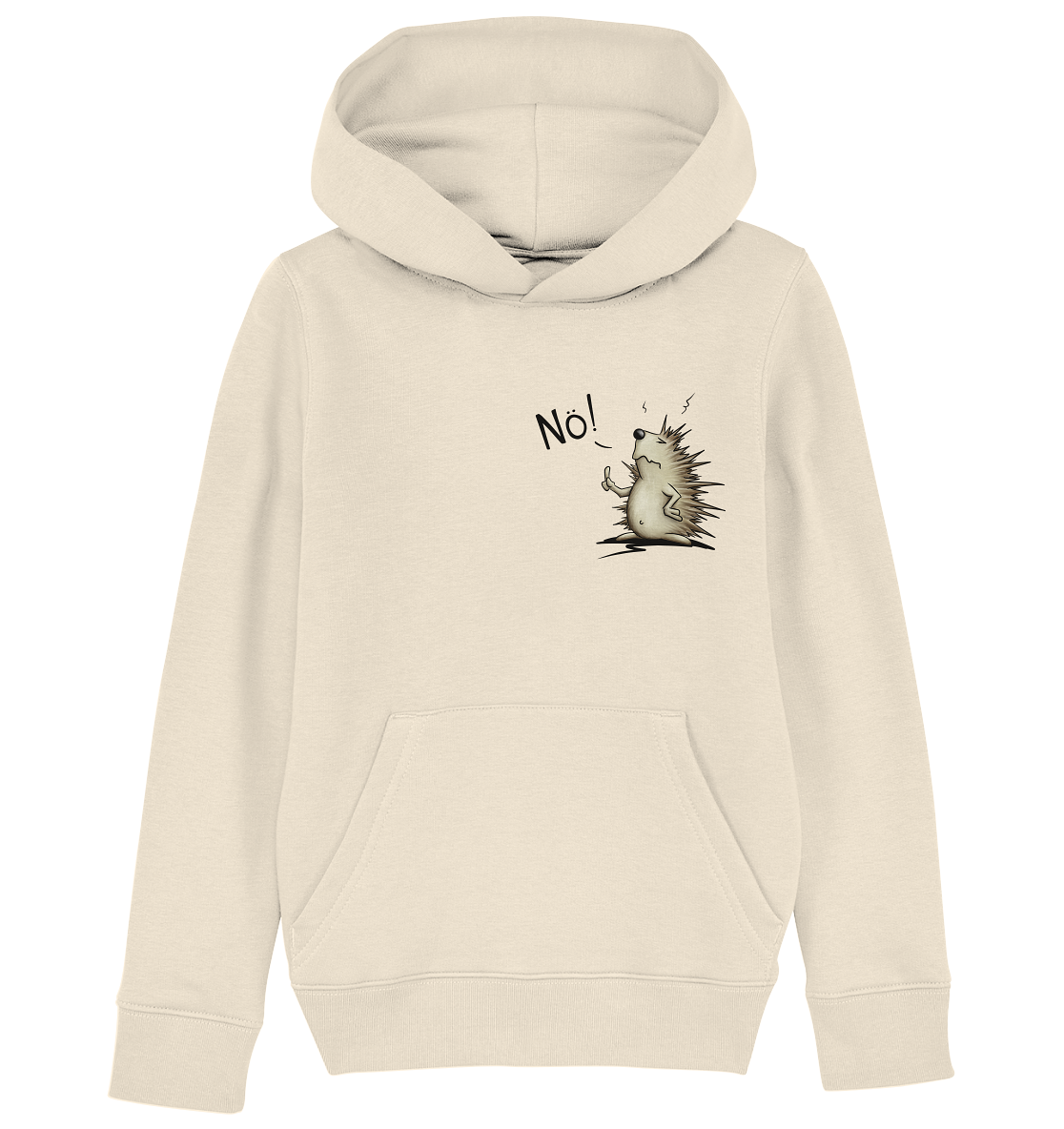 Nö! Grummeliger Igel - Kids Organic Hoodie