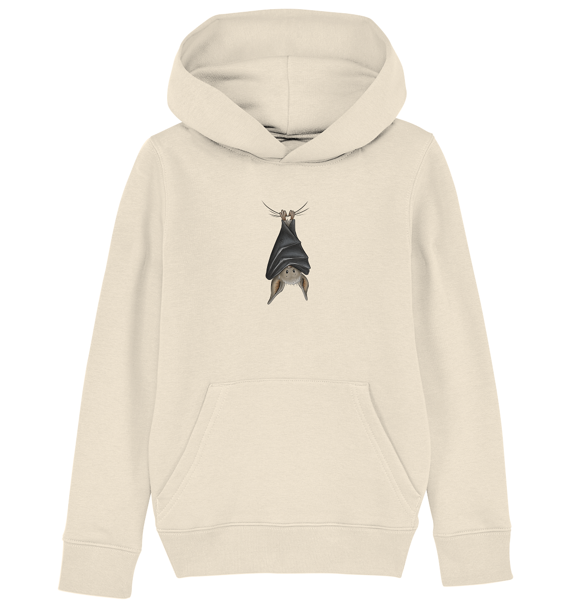 Lustig chillende Fledermaus - Kids Organic Hoodie