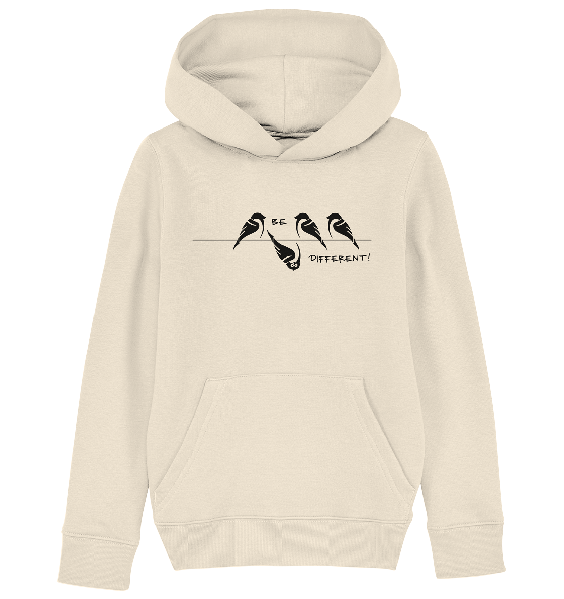Sei anders, kleiner Spatz - Kids Organic Hoodie