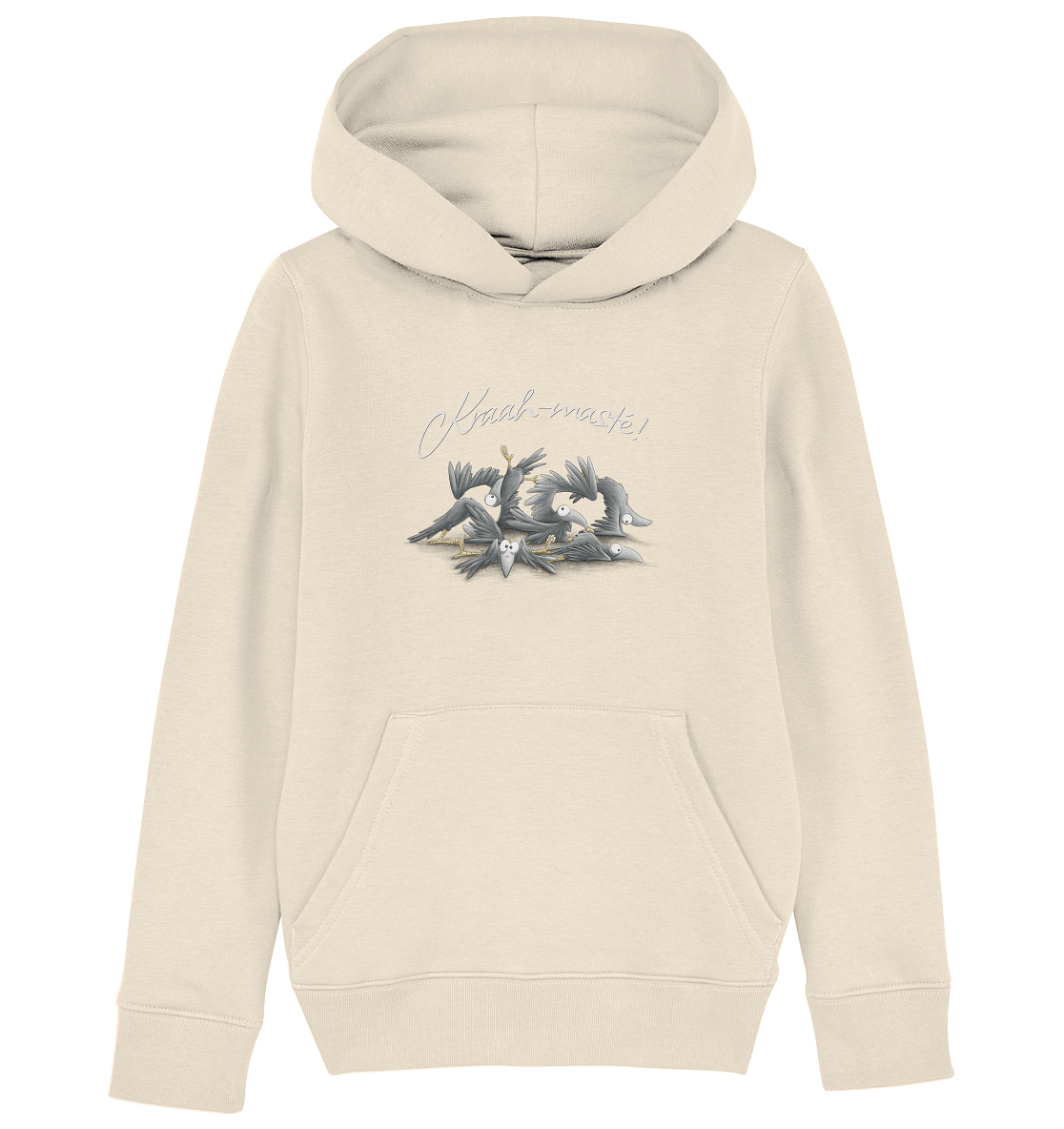 Kraah-masté! Yoga Raben Krähen - Kids Organic Hoodie