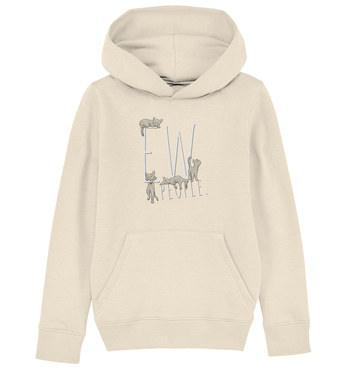 Ew, People. Sarkastische Katzen - Kids Organic Hoodie