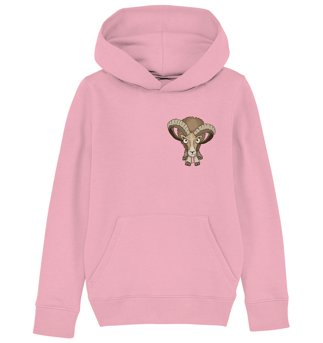 Bockiges Mufflon Widder Schafbock - Kids Organic Hoodie