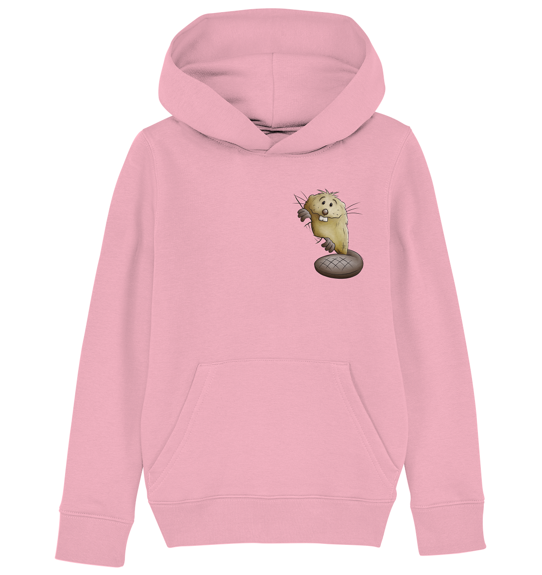 Lustiger frecher Biber - Kids Organic Hoodie