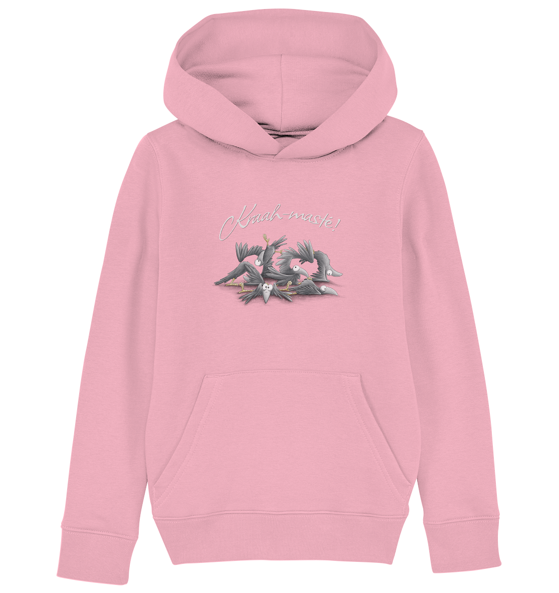 Kraah-masté! Yoga Raben Krähen - Kids Organic Hoodie