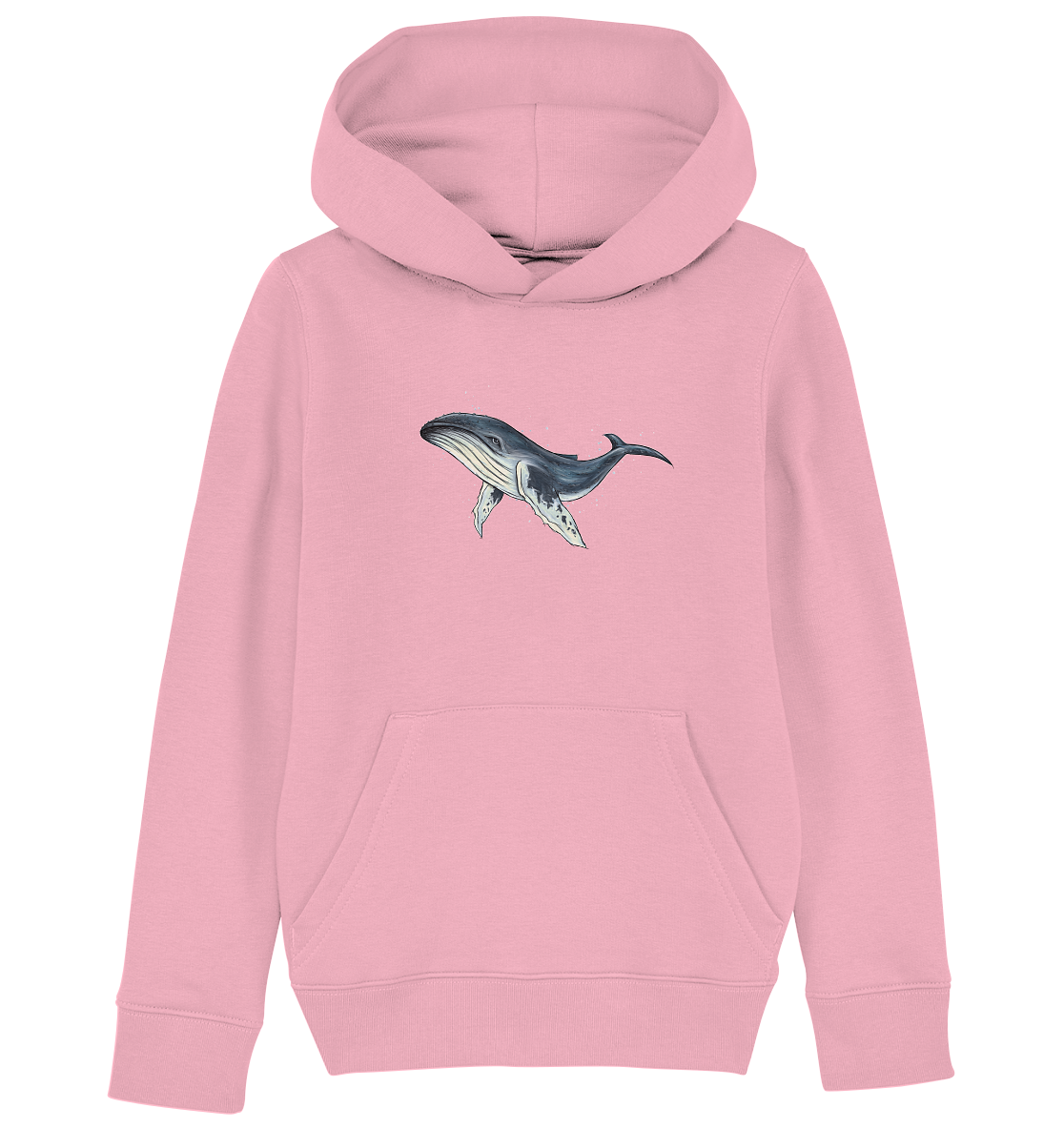 Tiefsee Ozean-Riese Buckelwal - Kids Organic Hoodie