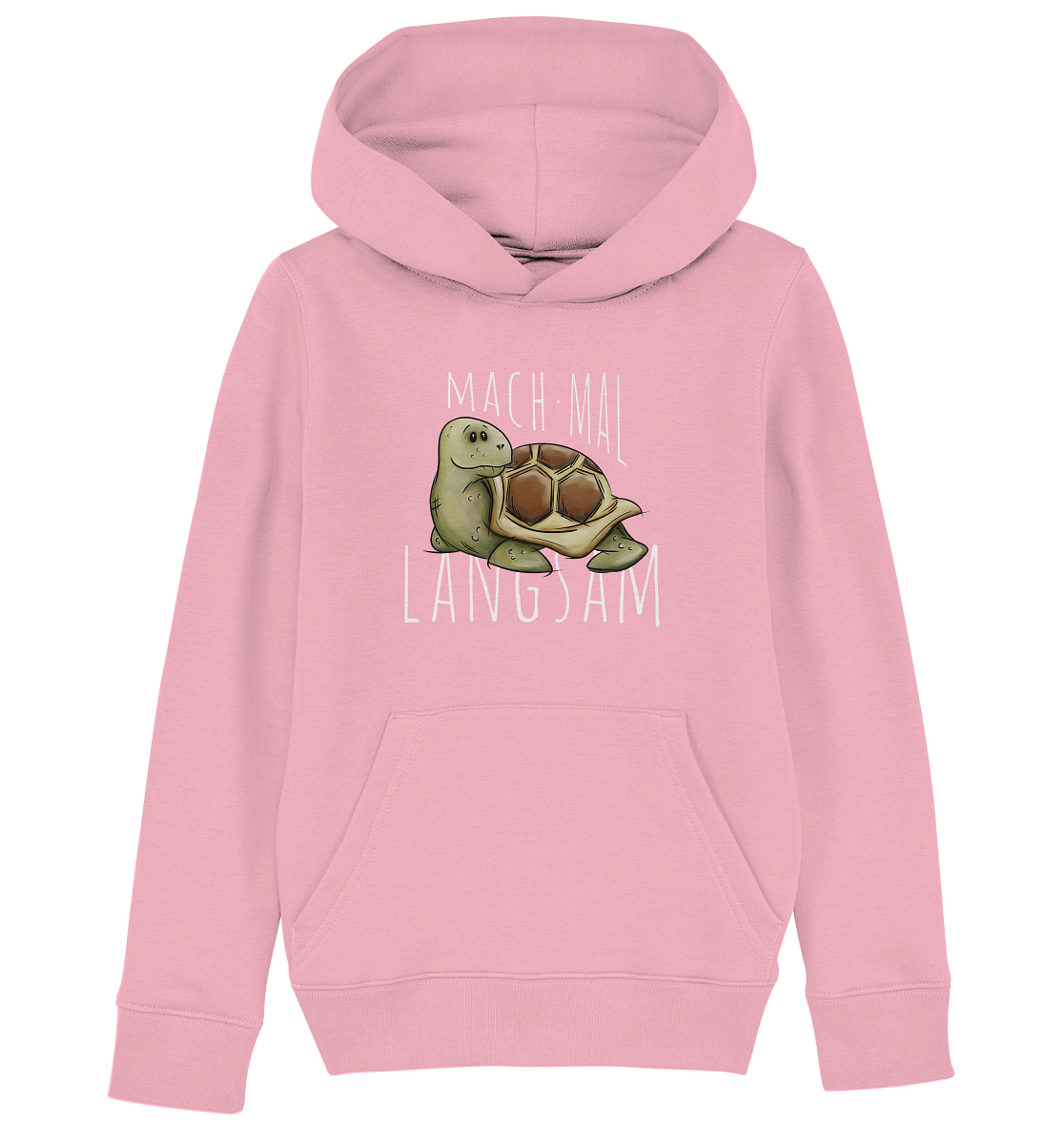 Mach mal langsam Schildkröte - Kids Organic Hoodie