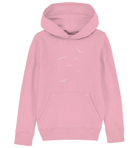Vogelschwarm – Traum vom Fliegen - Kids Organic Hoodie