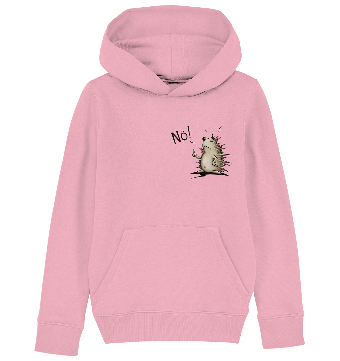 Nö! Grummeliger Igel - Kids Organic Hoodie